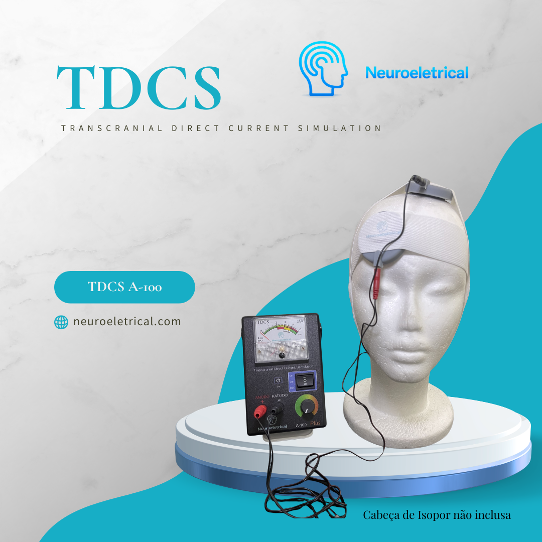 TDCS A- 100 Plus - Estimulador Transcraniano por Corrente Contínua (ETCC) 4mA
