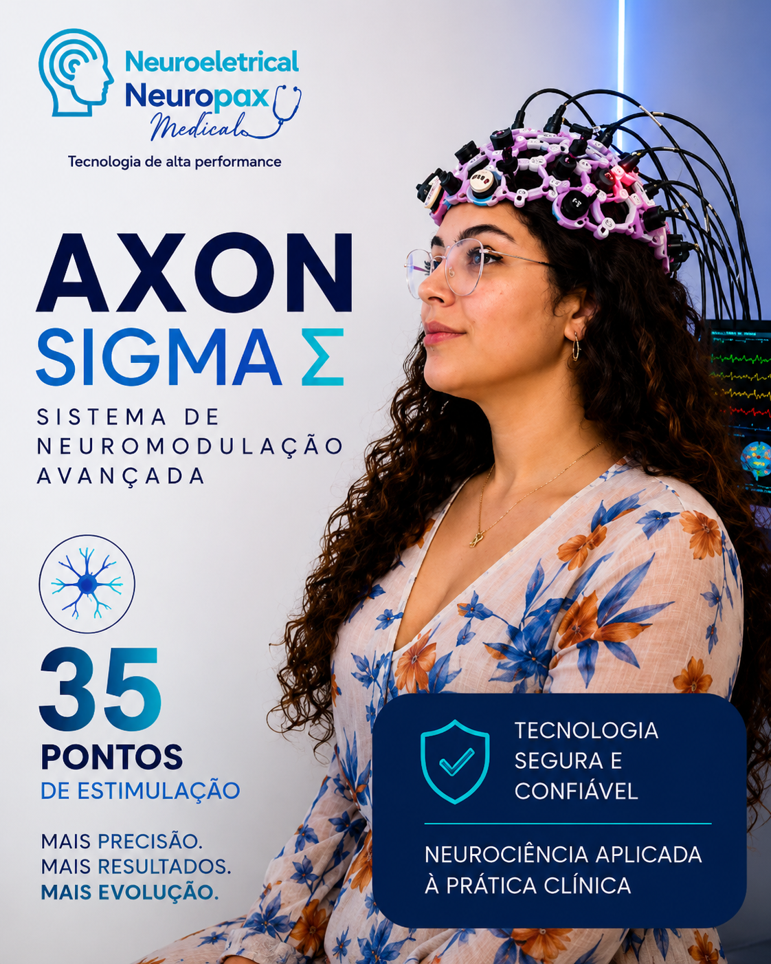 Sistema de neuromodulação com software clínico integrado - Axon Σ - (Axon Sigma)