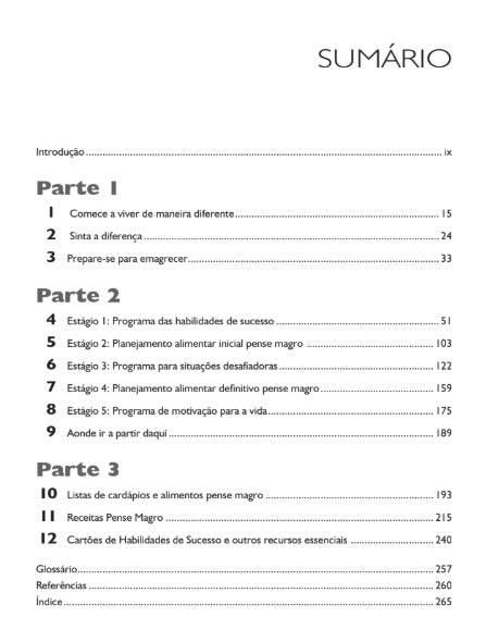 Ebook Pense Magro a vida toda