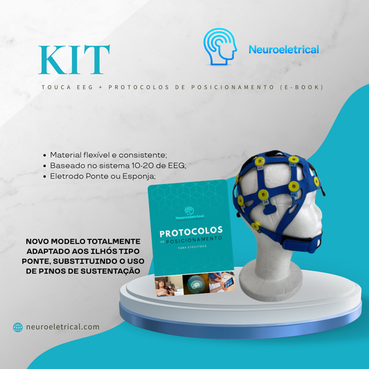 Kit Touca ETCC/EEG + Protocolos de Posicionamento (Arquivo Digital)